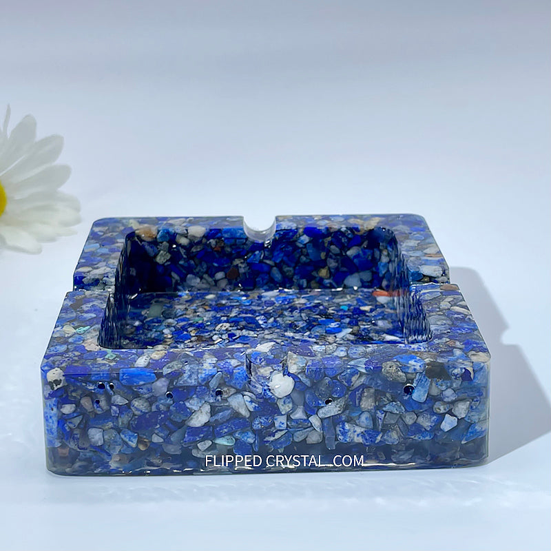 Crystal Reisin Ashtray