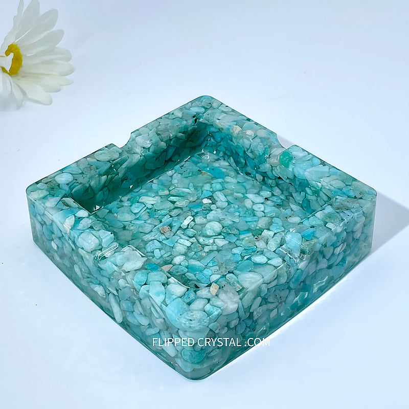 Crystal Reisin Ashtray