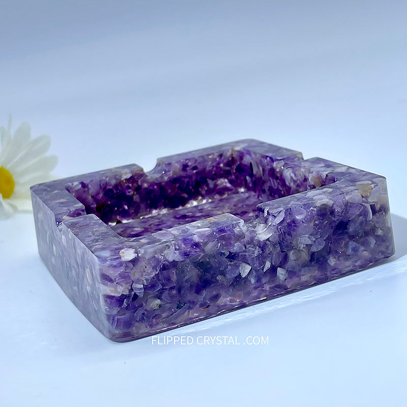Crystal Reisin Ashtray