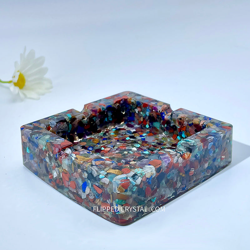 Crystal Reisin Ashtray