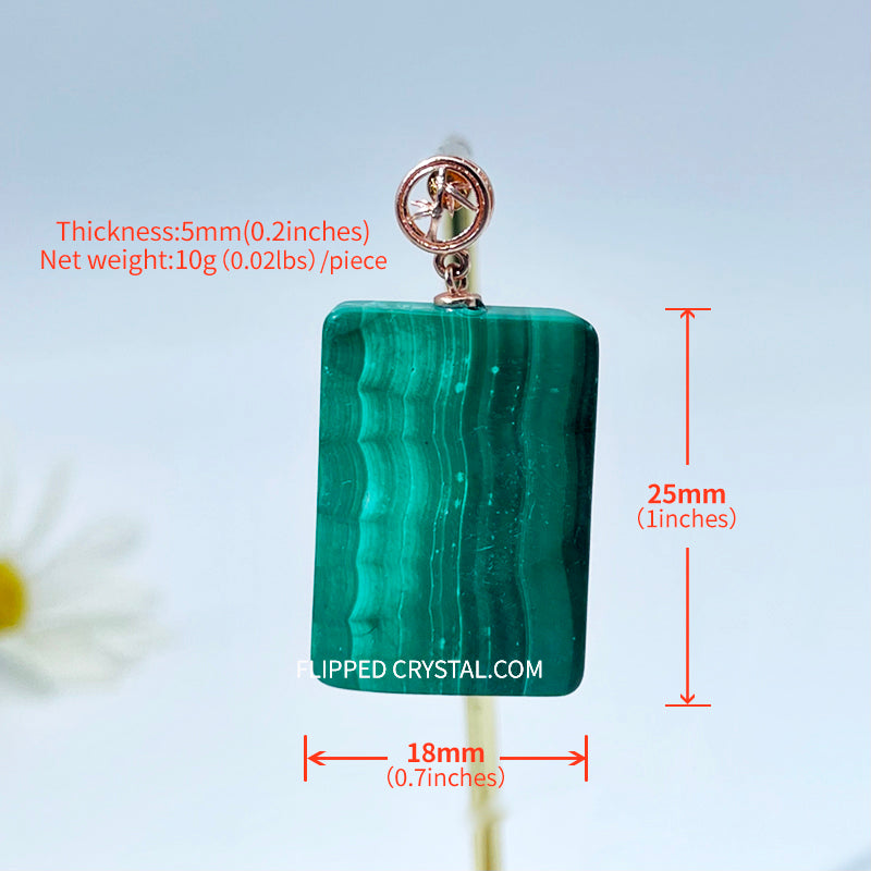 Malachite pendant
