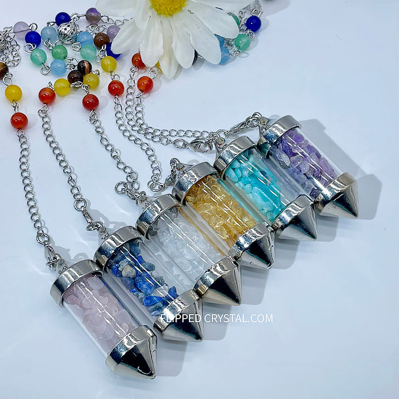 Crystal Chip Pendulum