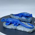 Lapis lizard Carving