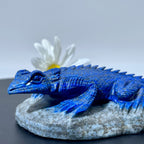 Lapis lizard Carving
