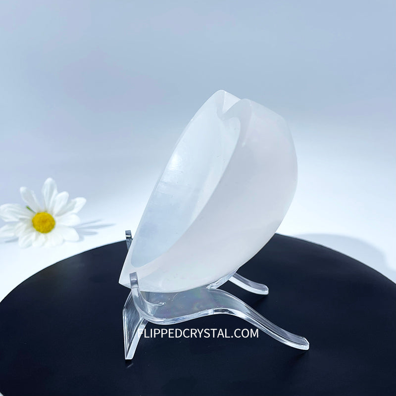 Selenite Heart Bowl