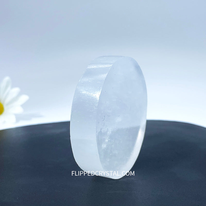 Selenite  Round Slab
