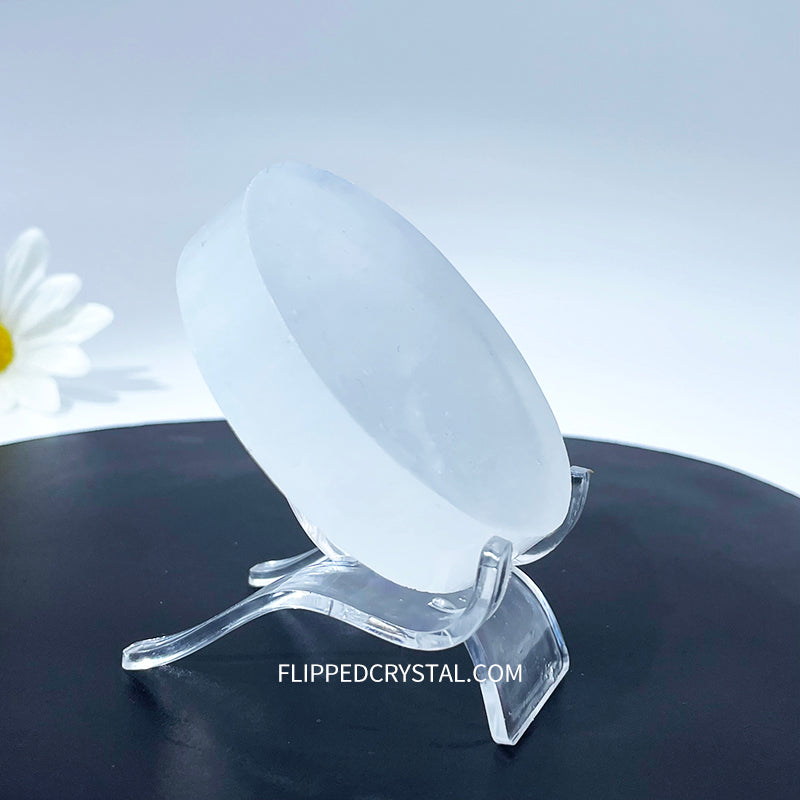Selenite  Round Slab