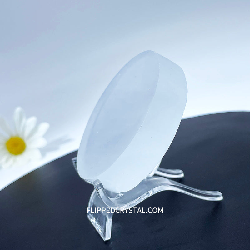 Selenite  Round Slab