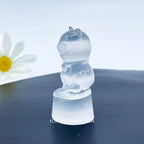 Selenite  small Fortune Cat