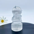Selenite  Fortune Cat