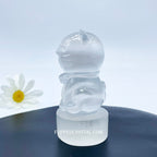 Selenite  Fortune Cat