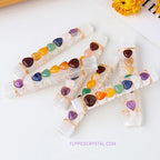 Selenite chakra stick