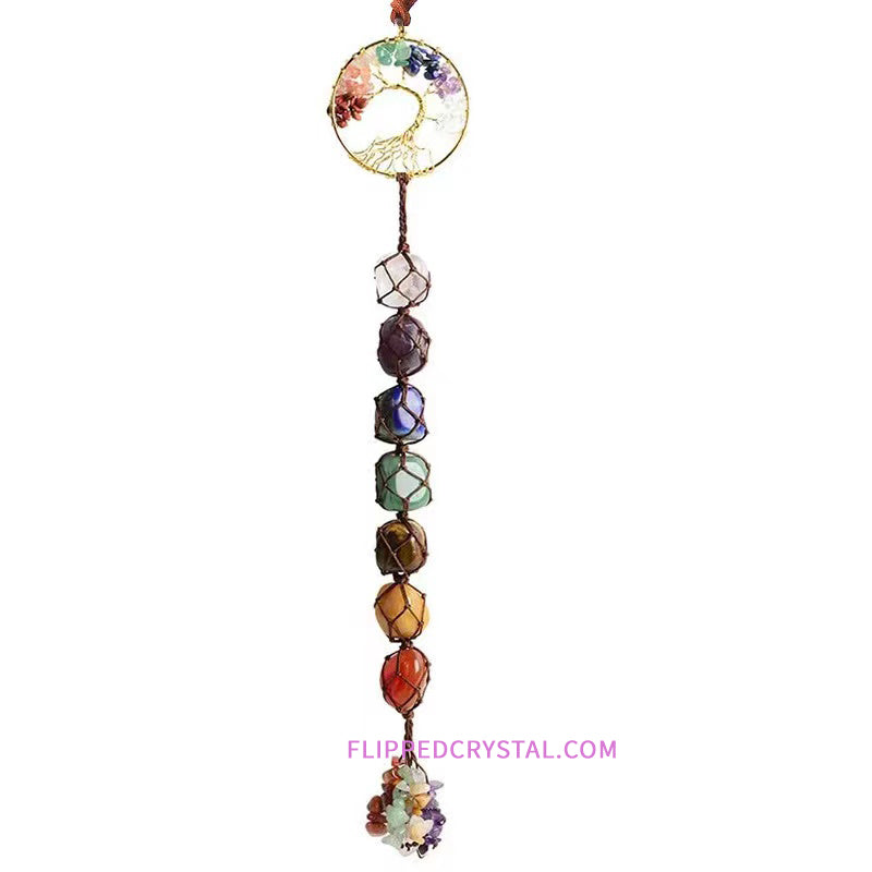 Life tree  Seven Chakras Car Hanging