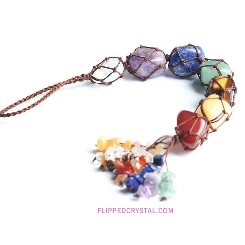 Life tree  Seven Chakras Car Hanging