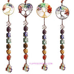 Life tree  Seven Chakras Car Hanging