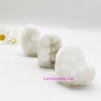 Clear quartz cluster heart  ($65/KG)