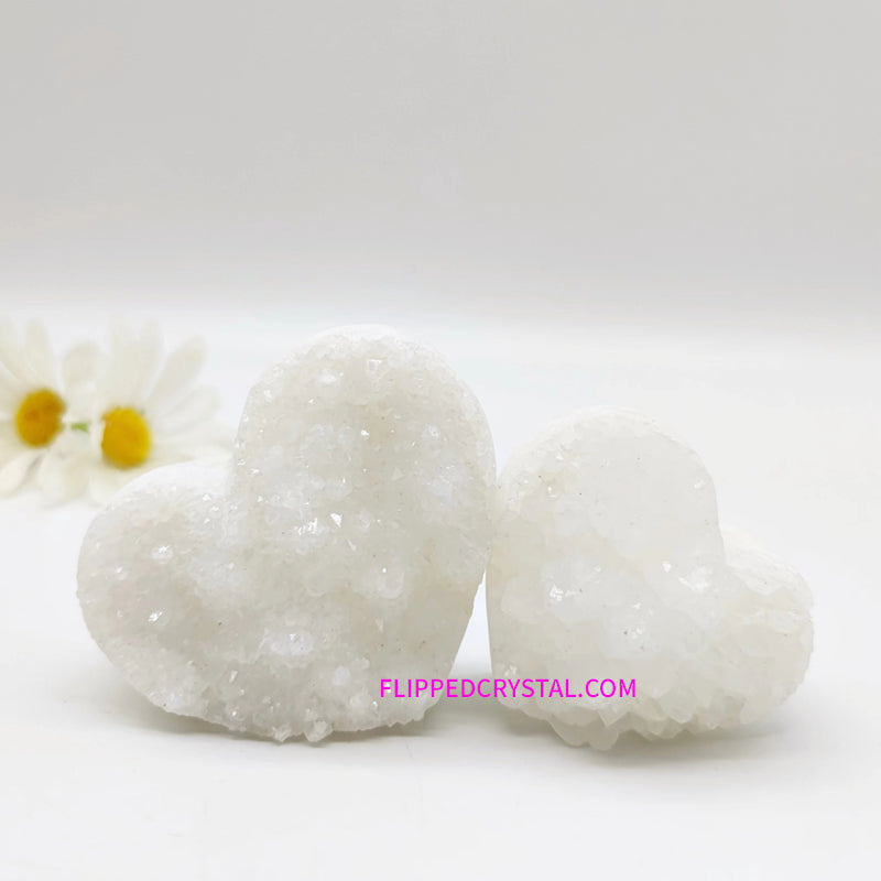 Clear quartz cluster heart  ($65/KG)
