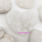 Clear quartz cluster heart  ($65/KG)