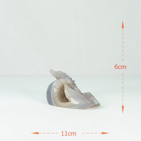 Agate Geode Crocodile