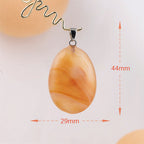 Agate Oval Shape Pendant