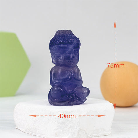Baby Buddha Carving (Fluorite)