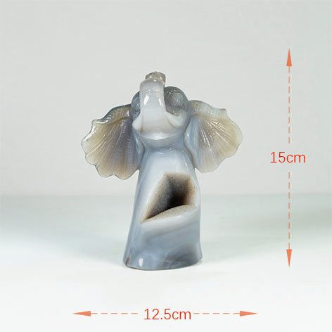 Agate Geode Fly  Elephant  Freefrom