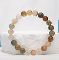 Green grass stone bracelet