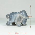 Agate Geode Bull