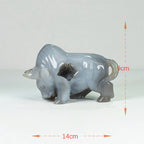 Agate Geode Bull