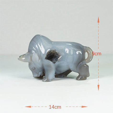 Agate Geode Bull