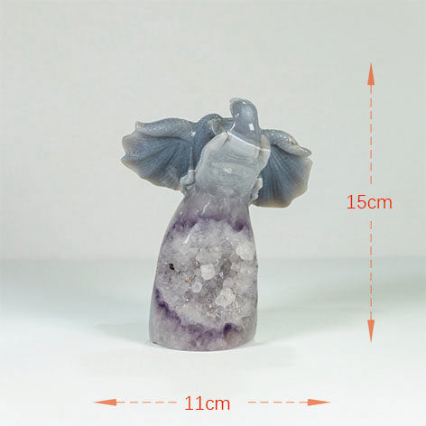 Agate Geode Fly  Elephant Freefrom