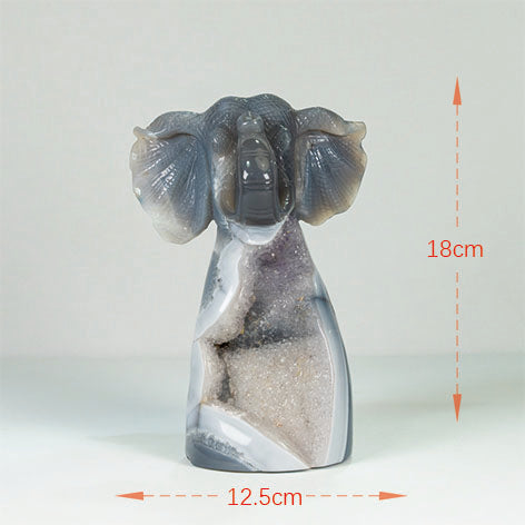 Agate Geode Fly  Elephant  Freefrom
