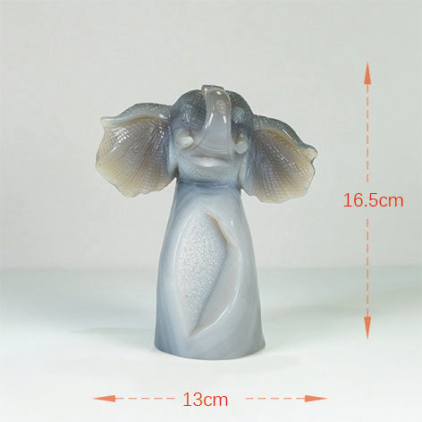 Agate Geode Fly  Elephant  Freefrom