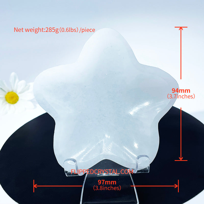 Selenite Flower Bowl