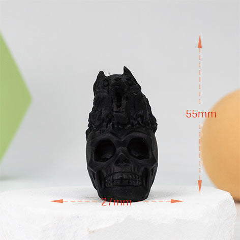 Tiger head skull Carving