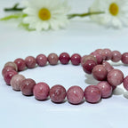 Pink Rhodonite Beacelet
