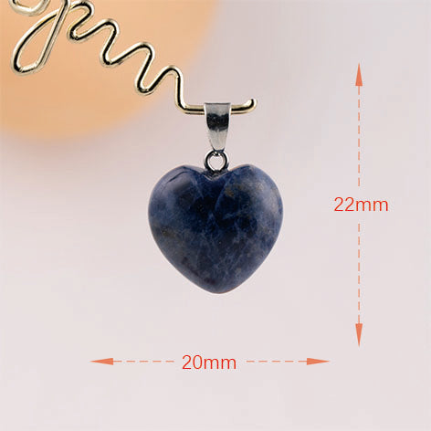 Mini Crysal Heart Pendant