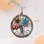 Tree of Life Crystal Pendant