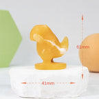 Sandshrew Carving (Orange Calcite)