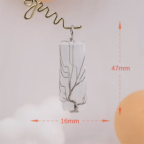 Selenite pendant