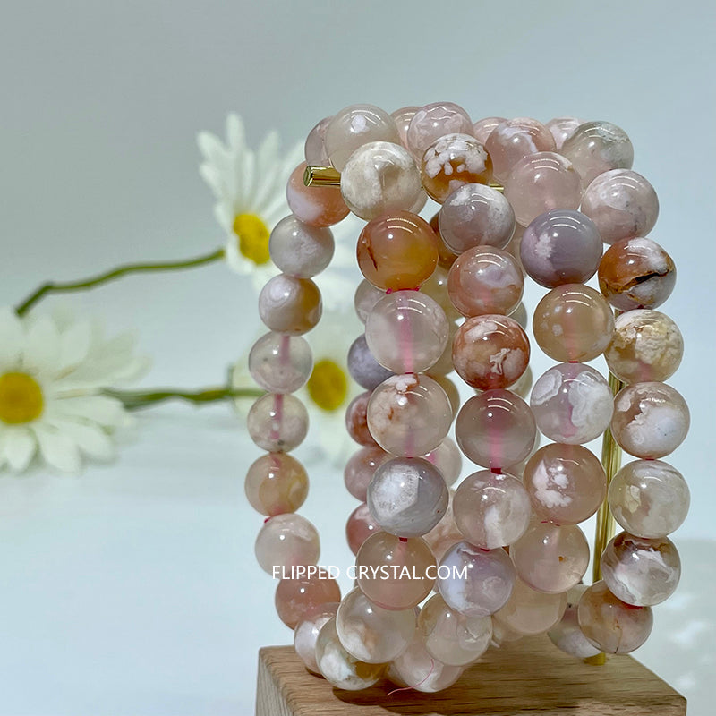 Cherry  agate Brancelet