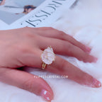 Crystal Rough Ring