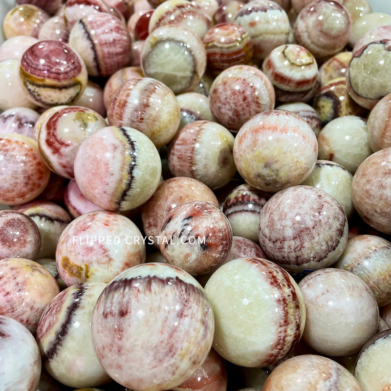 Red Vein Calcite Sphere £¨Pork stone£©