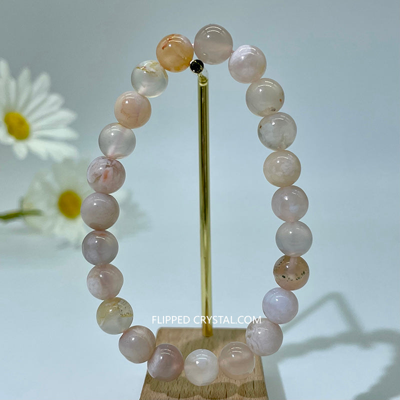 Cherry  agate Brancelet