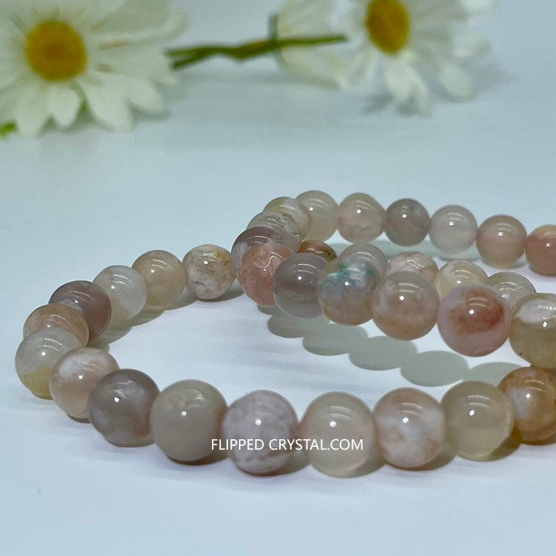 Cherry  agate Brancelet