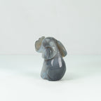 Agate Geode  Elephant Carving
