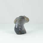 Agate Geode  Elephant Carving