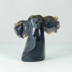 Agate Geode Fly  Elephant Carving