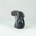 Agate Geode  Elephant Carving