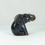 Agate Geode  Elephant Carving